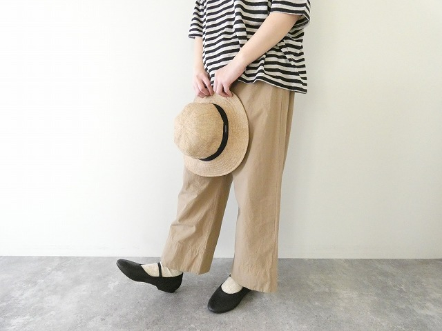 ORCIVAL(オーシバル) EASY PANTS　ガーメントダイ9分丈イージーパンツの商品画像6