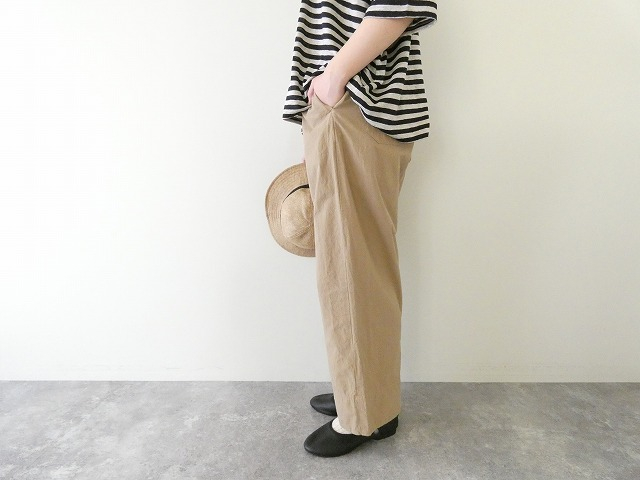 ORCIVAL(オーシバル) EASY PANTS　ガーメントダイ9分丈イージーパンツの商品画像7