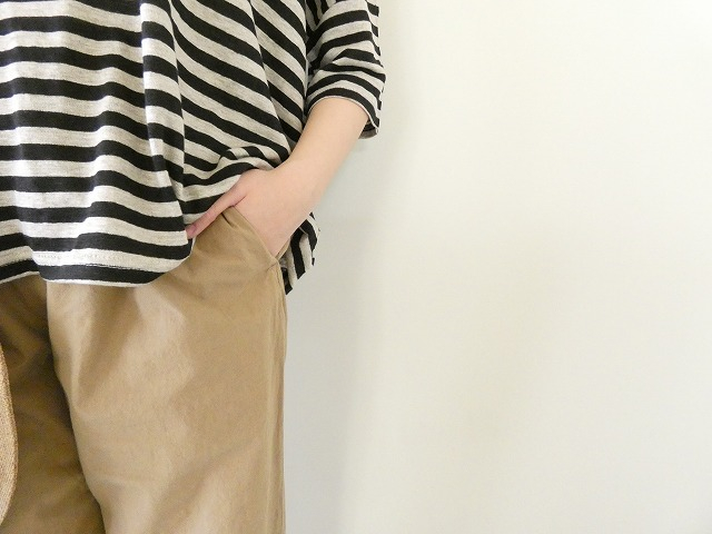 ORCIVAL(オーシバル) EASY PANTS　ガーメントダイ9分丈イージーパンツの商品画像9