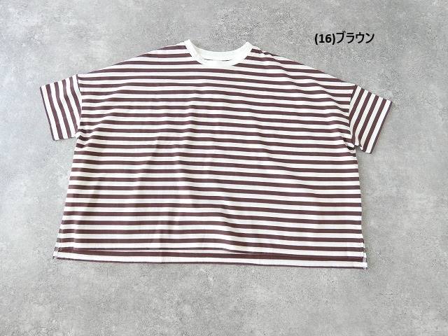 PARADIS(パラディ) トロワ天竺ボーダーワイドTの商品画像28