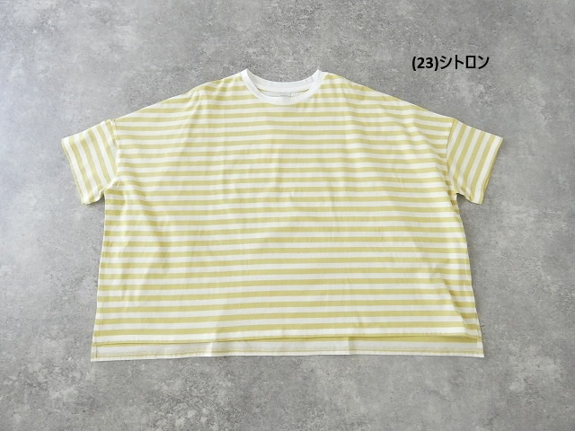 PARADIS(パラディ) トロワ天竺ボーダーワイドTの商品画像56