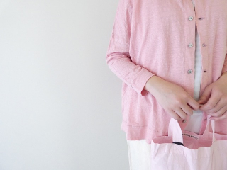 prit(プリット) 40/1ヨーロッパリネン天竺7分袖2wayワイドカーディガンの商品画像17