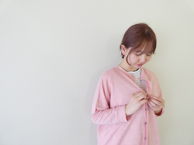 prit(プリット) 40/1ヨーロッパリネン天竺7分袖2wayワイドカーディガンの商品画像6