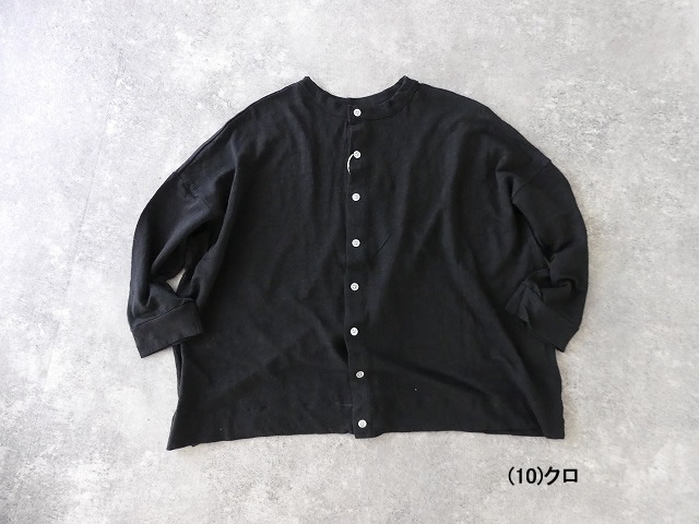 prit(プリット) 40/1ヨーロッパリネン天竺7分袖2wayワイドカーディガンの商品画像70