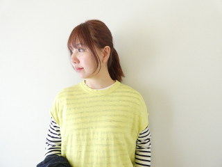 prit(プリット) 40/1ヨーロッパリネン天竺オーバーサイズプルオーバーベストの商品画像16