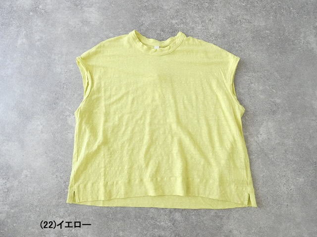 prit(プリット) 40/1ヨーロッパリネン天竺オーバーサイズプルオーバーベストの商品画像28