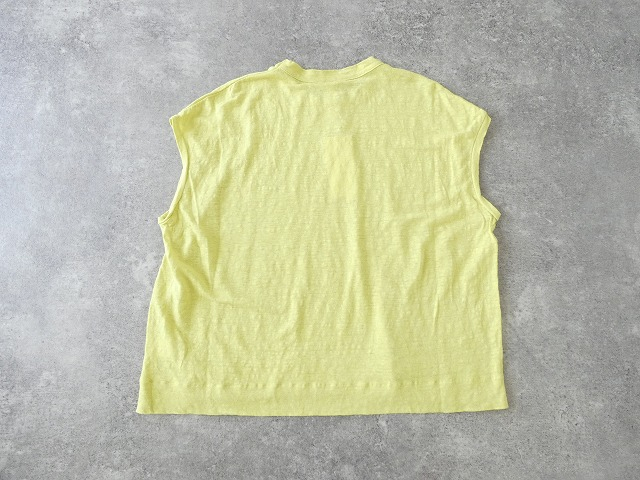 prit(プリット) 40/1ヨーロッパリネン天竺オーバーサイズプルオーバーベストの商品画像29