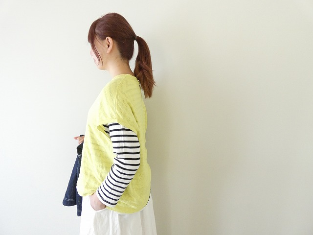 prit(プリット) 40/1ヨーロッパリネン天竺オーバーサイズプルオーバーベストの商品画像5