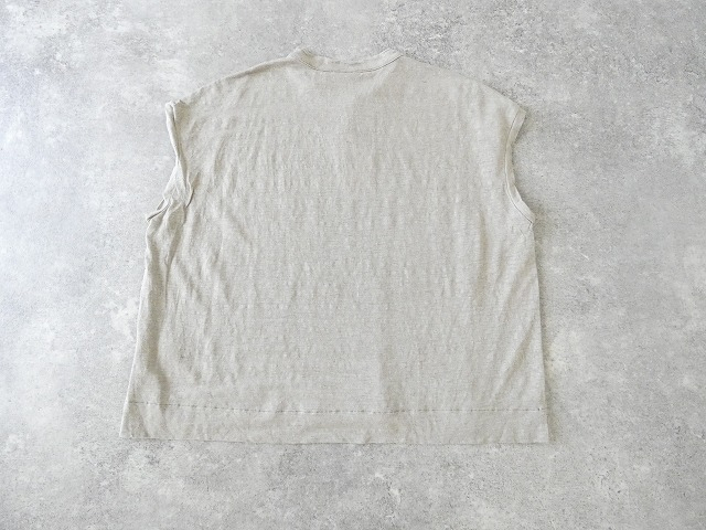 prit(プリット) 40/1ヨーロッパリネン天竺オーバーサイズプルオーバーベストの商品画像57