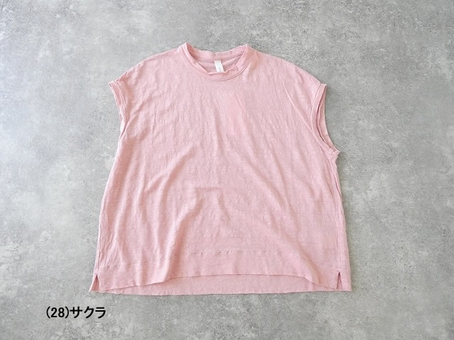 prit(プリット) 40/1ヨーロッパリネン天竺オーバーサイズプルオーバーベストの商品画像70