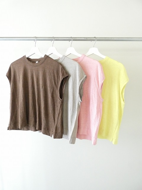 prit(プリット) 40/1ヨーロッパリネン天竺オーバーサイズプルオーバーベストの商品画像9