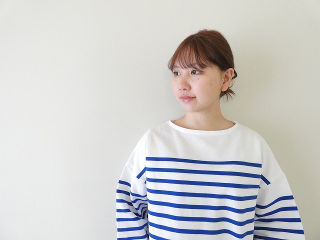 ORCIVAL(オーシバル) パネルボーダーボートネックワイドバスクTシャツの商品画像8