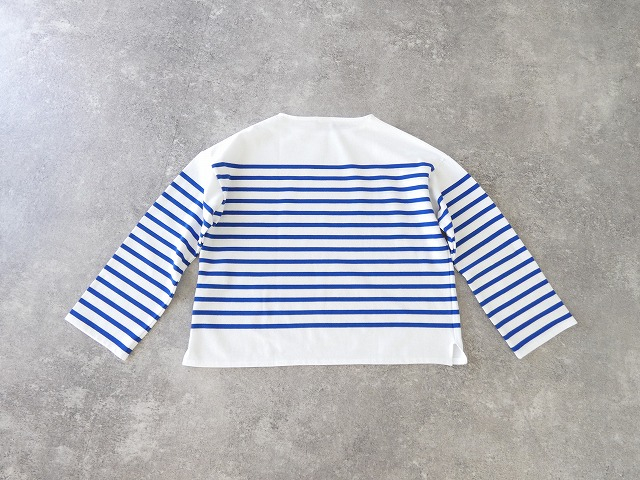 ORCIVAL(オーシバル) パネルボーダーボートネックワイドバスクTシャツの商品画像9