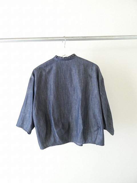 STAMP AND DIARY(スタンプアンドダイアリー) コットンリネンテンセルデニムフリルシャツの商品画像11