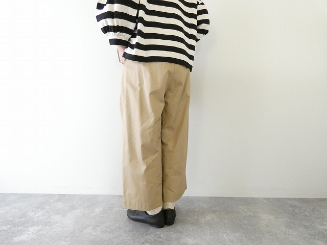 STAMP AND DIARY(スタンプアンドダイアリー) Newプレミアムギャバウエストタックワイドパンツの商品画像2