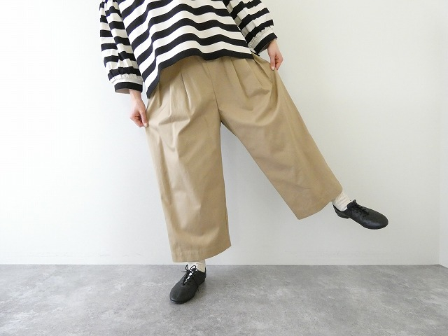 STAMP AND DIARY(スタンプアンドダイアリー) Newプレミアムギャバウエストタックワイドパンツの商品画像5
