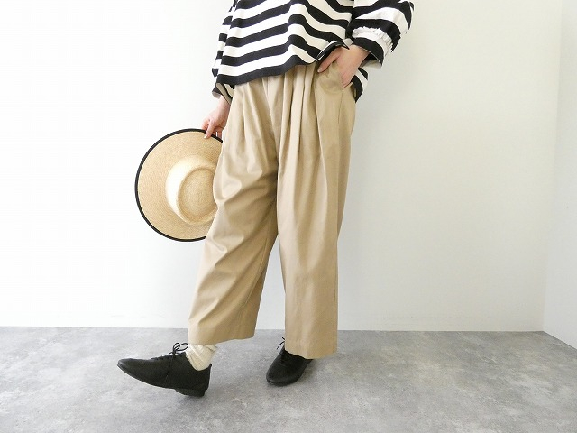 STAMP AND DIARY(スタンプアンドダイアリー) Newプレミアムギャバウエストタックワイドパンツの商品画像7