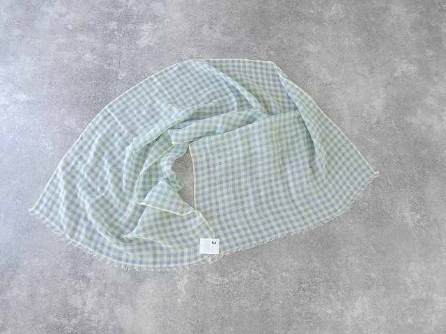 hint hint(ヒントヒント) リネンギンガムストールの商品画像8