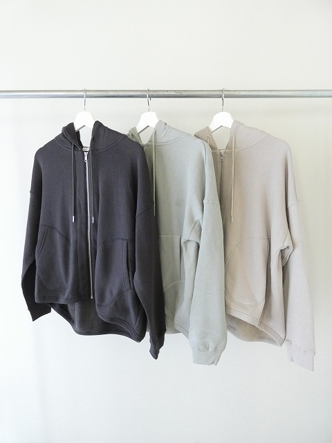 TANG(タング) パイル裏毛ZIPパーカーの商品画像3