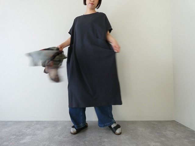 TANG(タング) 空紡天竺フレンチスリーブワンピースの商品画像4