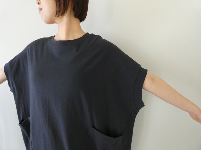 TANG(タング) 空紡天竺フレンチスリーブワンピースの商品画像5