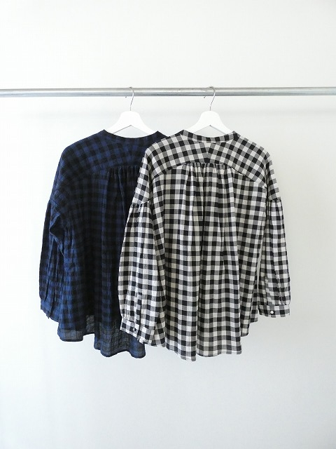 TANG(タング) コットンボイルチェックブラウスの商品画像11
