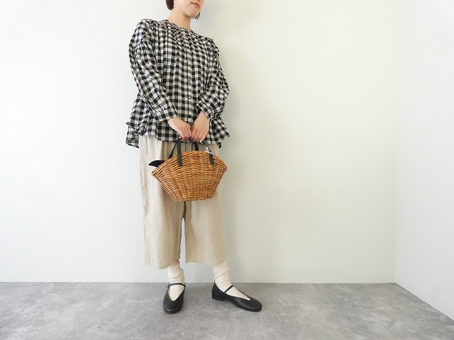 TANG(タング) コットンボイルチェックブラウスの商品画像2