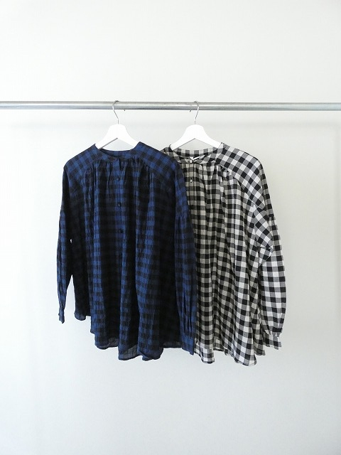 TANG(タング) コットンボイルチェックブラウスの商品画像3