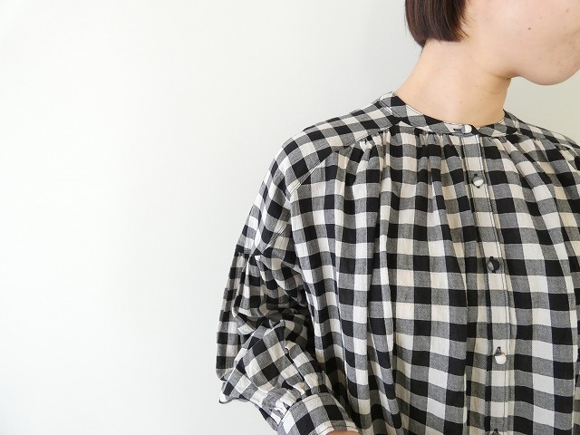 TANG(タング) コットンボイルチェックブラウスの商品画像5
