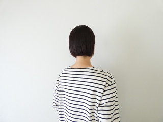 tumugu(ツムグ) スープレコットンボーダー天竺裾ラウンド7分袖ロングTシャツの商品画像24