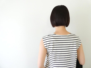 tumugu(ツムグ) スープレコットンボーダー天竺裾ラウンドタンクトップの商品画像21