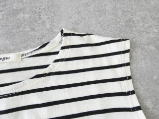 tumugu(ツムグ) スープレコットンボーダー天竺裾ラウンドタンクトップの商品画像24