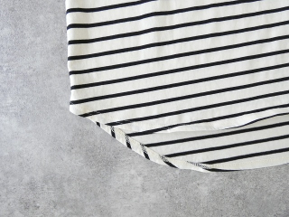 tumugu(ツムグ) スープレコットンボーダー天竺裾ラウンドタンクトップの商品画像26