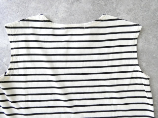 tumugu(ツムグ) スープレコットンボーダー天竺裾ラウンドタンクトップの商品画像27