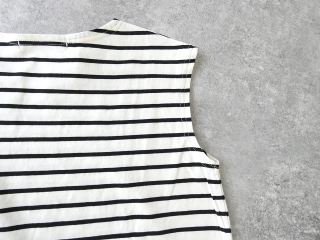 tumugu(ツムグ) スープレコットンボーダー天竺裾ラウンドタンクトップの商品画像29