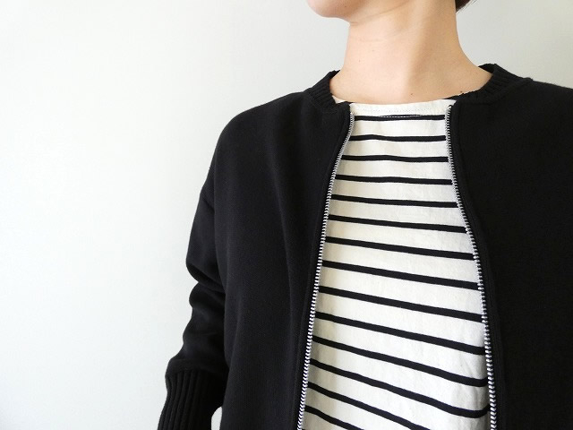 tumugu(ツムグ) スープレコットンボーダー天竺裾ラウンドタンクトップの商品画像7