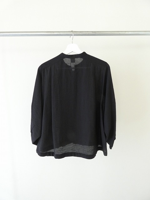 FIL DE FER(フィルデフェール) レーヨンシャンタンショートフリルシャツの商品画像11