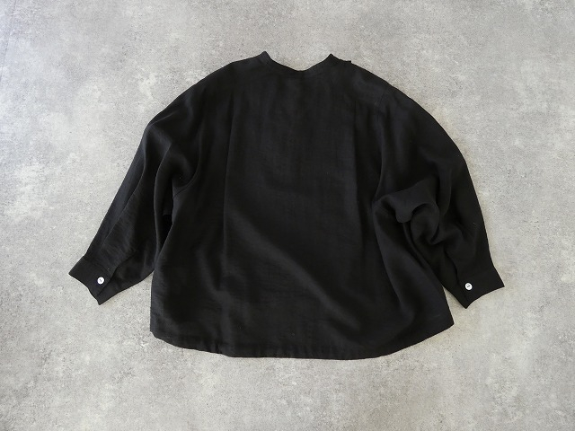 FIL DE FER(フィルデフェール) レーヨンシャンタンショートフリルシャツの商品画像12