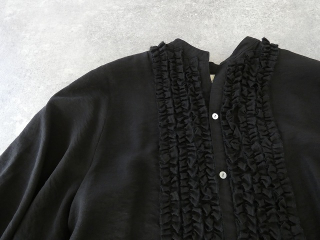 FIL DE FER(フィルデフェール) レーヨンシャンタンショートフリルシャツの商品画像22