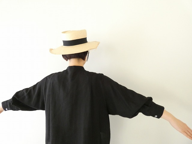 FIL DE FER(フィルデフェール) レーヨンシャンタンショートフリルシャツの商品画像5