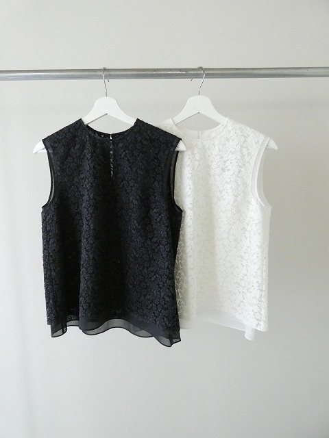 TOMORROWLAND(トゥモローランド) リーフフラワーレイヤードノースリーブブラウスの商品画像3