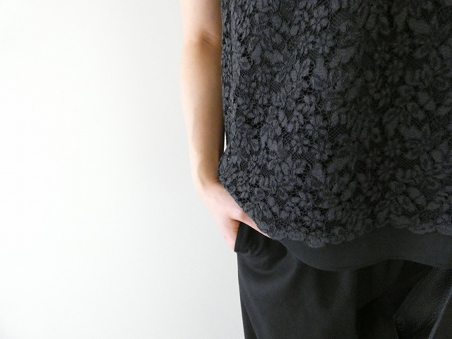 TOMORROWLAND(トゥモローランド) リーフフラワーレイヤードノースリーブブラウスの商品画像5