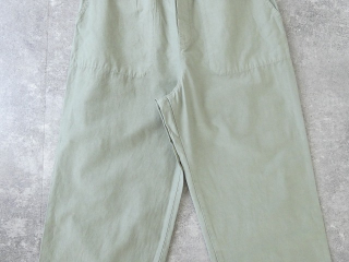 Hands of creation(ハンズオブクリエイション) 綿麻ライトバックサテンイージーワイドパンツの商品画像25