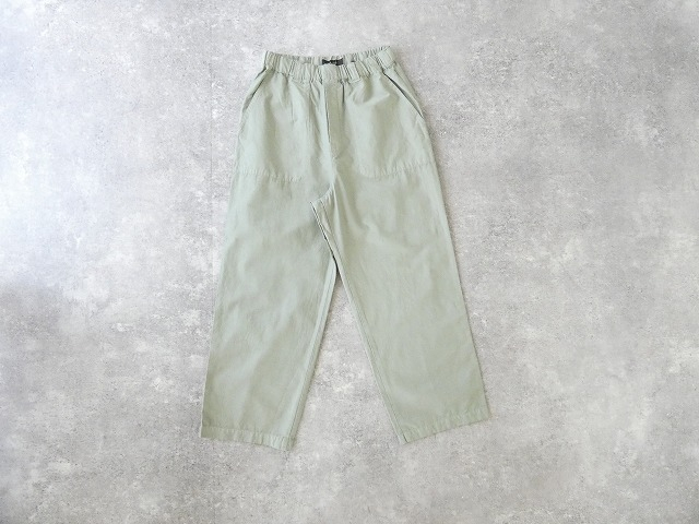 Hands of creation(ハンズオブクリエイション) 綿麻ライトバックサテンイージーワイドパンツの商品画像3