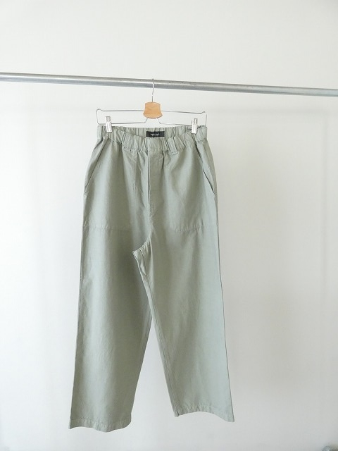 Hands of creation(ハンズオブクリエイション) 綿麻ライトバックサテンイージーワイドパンツの商品画像8
