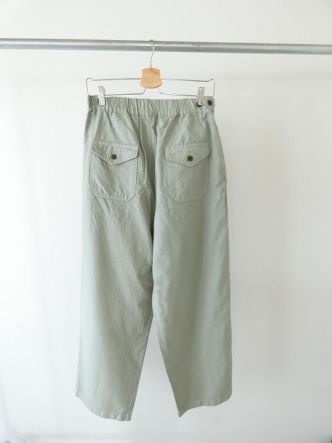 Hands of creation(ハンズオブクリエイション) 綿麻ライトバックサテンイージーワイドパンツの商品画像9