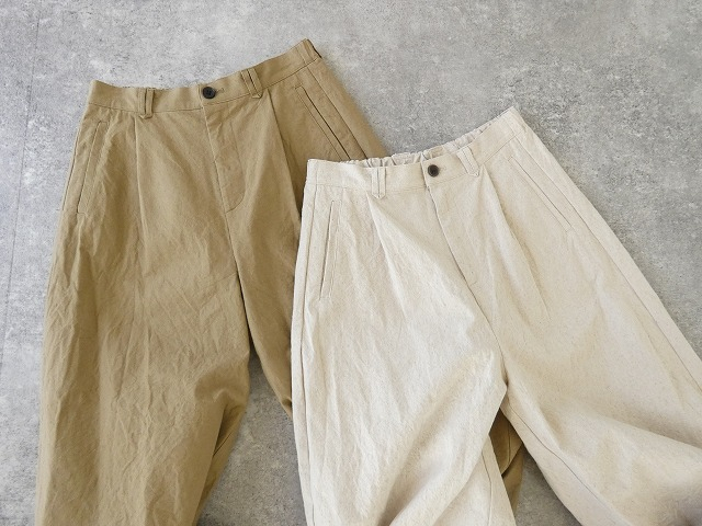 ina(イナ) 綿麻ヘビーキャンバスコクーンパンツの商品画像11