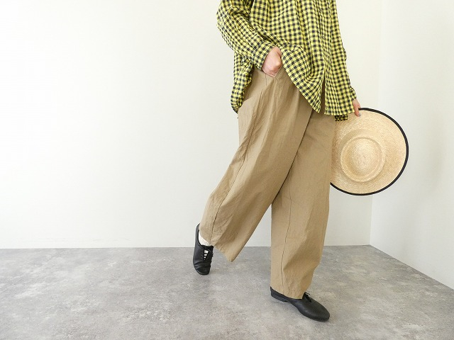 ina(イナ) 綿麻ヘビーキャンバスコクーンパンツの商品画像2