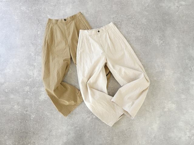 ina(イナ) 綿麻ヘビーキャンバスコクーンパンツの商品画像3