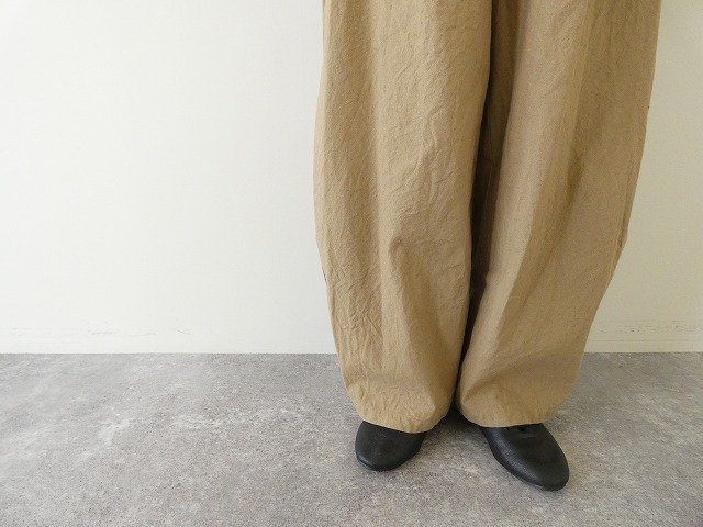 ina(イナ) 綿麻ヘビーキャンバスコクーンパンツの商品画像5